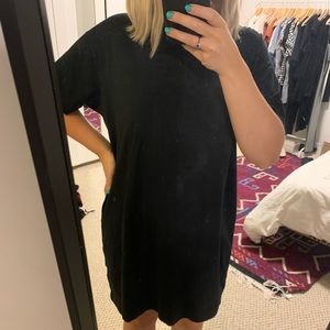 Black t shirt dress